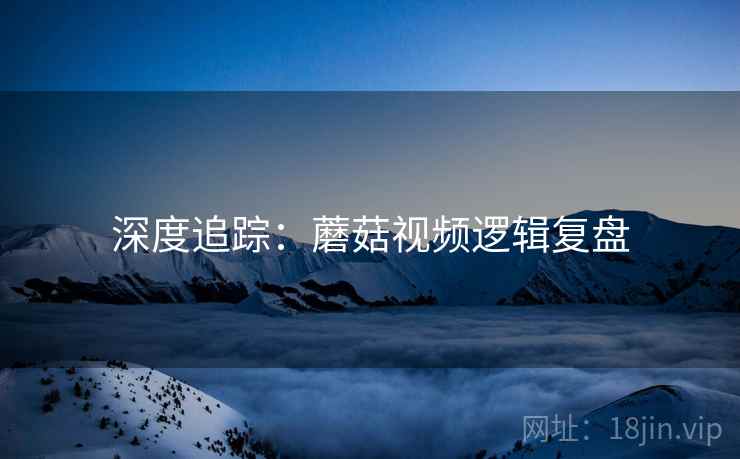 深度追踪：蘑菇视频逻辑复盘